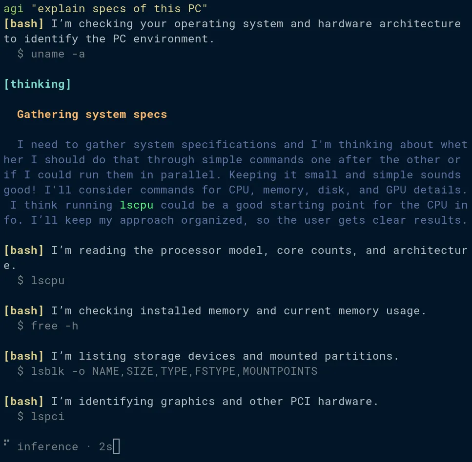 Example of how to inspect your own machine